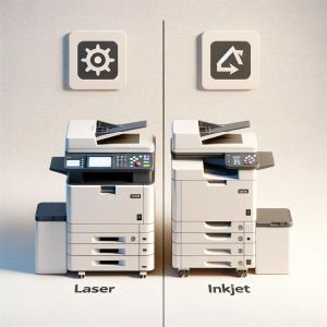 Photocopieur laser vs jet d'encre